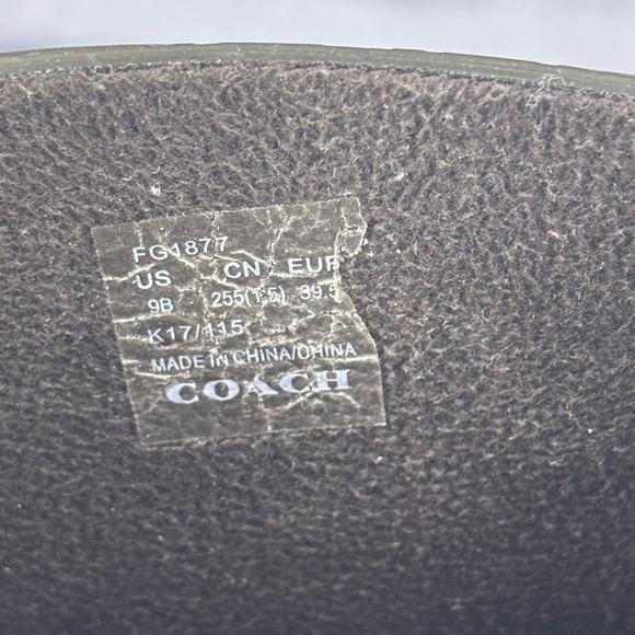 🔥🔥🔥Coach Green Waterproof Winter Boots Size: 9B🔥🔥🔥 - Picture 7 of 11